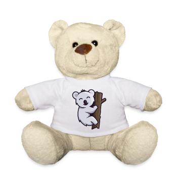 Joyeux koala ours koala - Nounours - blanc - Devant