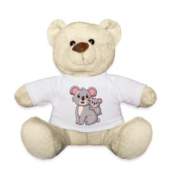 Joyeux koala ours koala - Nounours - blanc - Devant
