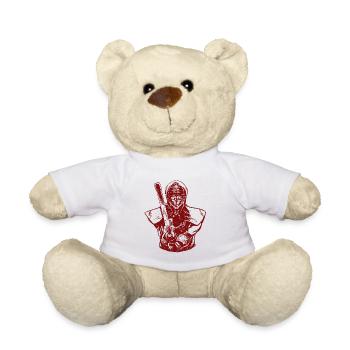 Japanischer Schwertkampf Kendo - Teddy - Weiß - Vorne