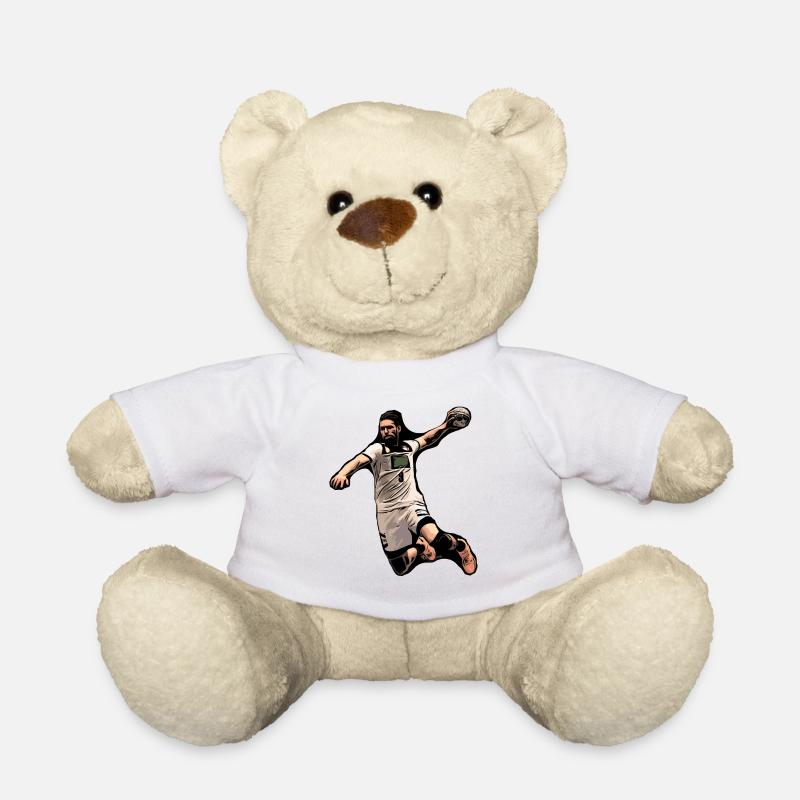 Handballer Handball Sport - Teddy - Weiß