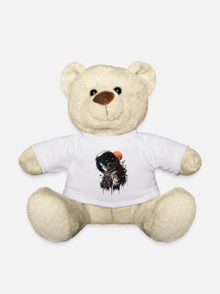 Astronaute gothique - Nounours - blanc