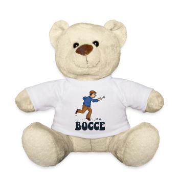 Bocce Spruch Bocce Ball mit Jack Bocci Game Bocce - Teddy - Weiß - Vorne