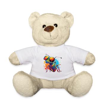 Fourmi avec lunettes de soleil Rainbow Ant lunettes de soleil - Nounours - blanc - Devant