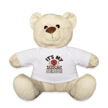 Es ist meine Lieblingssaison - Cool Soccer Football - Teddy - Weiß - Vorne