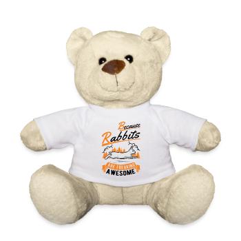 Lapin Cadeau Lapin Lapin Lapin - Nounours - blanc - Devant