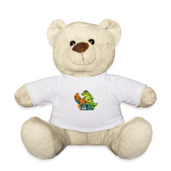 Pferd beim Krokodil Zahnarzt - Teddy - Weiß - Vorne