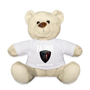 Papa Vathor Va Thor Vatertag Vatertagsgeschenk - Teddy - Weiß - Vorne