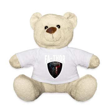 Papa Vathor Va Thor Vatertag Vatertagsgeschenk - Teddy - Weiß - Vorne