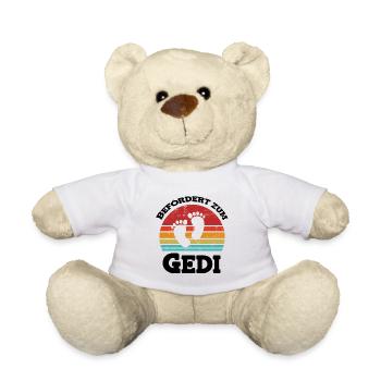 Befördert zum Gedi Patenonkel Österreich - Teddy - Weiß - Vorne