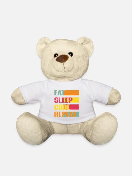 Lustiger Informatiker Spruch, Informatik - Teddy - Weiß