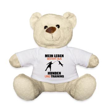Hundetraining Hundetrainer Spruch Lustig Geschenk - Teddy - Weiß - Vorne