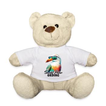 Sankt Peter Ording Holiday Seagull avec lunettes de soleil - Nounours - blanc - Devant