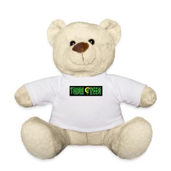 Think Green Blattmuster Logo - Teddy - Weiß - Vorne