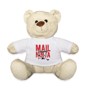 Briefträger Und Paket-Zusteller Für Postboten - Teddy - Weiß - Vorne