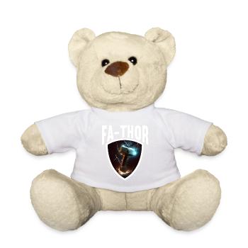 Papa Vathor Va Thor Fête des pères Fête des pères Cadeau de fête des pères - Nounours - blanc - Devant
