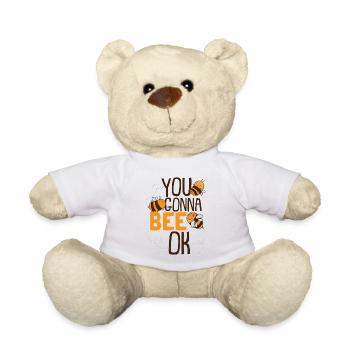 Biene Kinder Hummel Honigbiene - Teddy - Weiß - Vorne