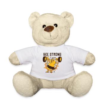 Bienen stark - Teddy - Weiß - Vorne