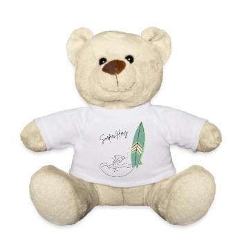 Surfer Herz - Teddy - Weiß - Vorne