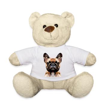 Polygone bouledogue français - Nounours - blanc - Devant