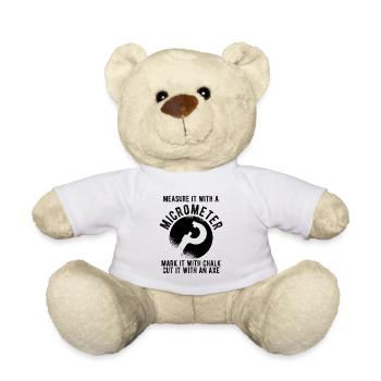 Maschinen-Bediener Maschinenführer Machinist - Teddy - Weiß - Vorne