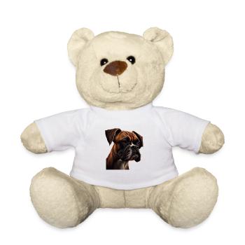 Boxer Hundebesitzer Hund Hunde Hunderasse Boxer - Teddy - Weiß - Vorne