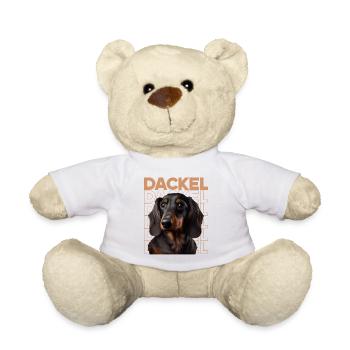 Rauhaardackel Dachshund Hund Hunde Welpe Dackel - Teddy - Weiß - Vorne