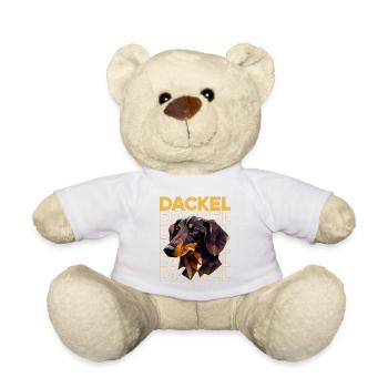 Rauhaardackel Dachshund Hund Hunde Welpe Dackel - Teddy - Weiß - Vorne