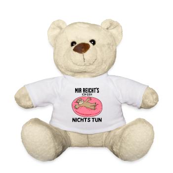 Faultier Spruch - Teddy - Weiß - Vorne