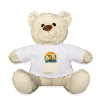 52e anniversaire Mai Né en 1971 Idée cadeau - Nounours - blanc - Devant