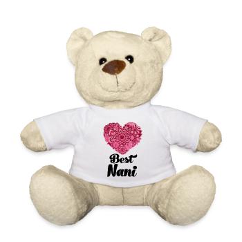 Meilleure grand-mère Nani Suisse Suisse Allemand Omi - Nounours - blanc - Devant