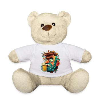 Kreatives Bier Design, lustiger Bierliebhaber - Teddy - Weiß - Vorne