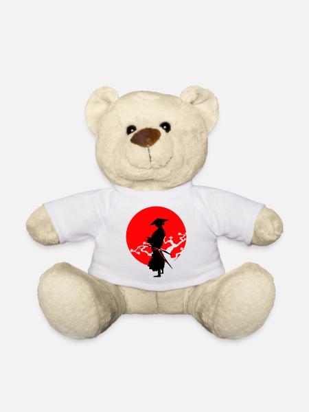 samurai warrior - Teddy - Weiß