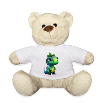 Bébé dinosaure - Nounours - blanc - Devant