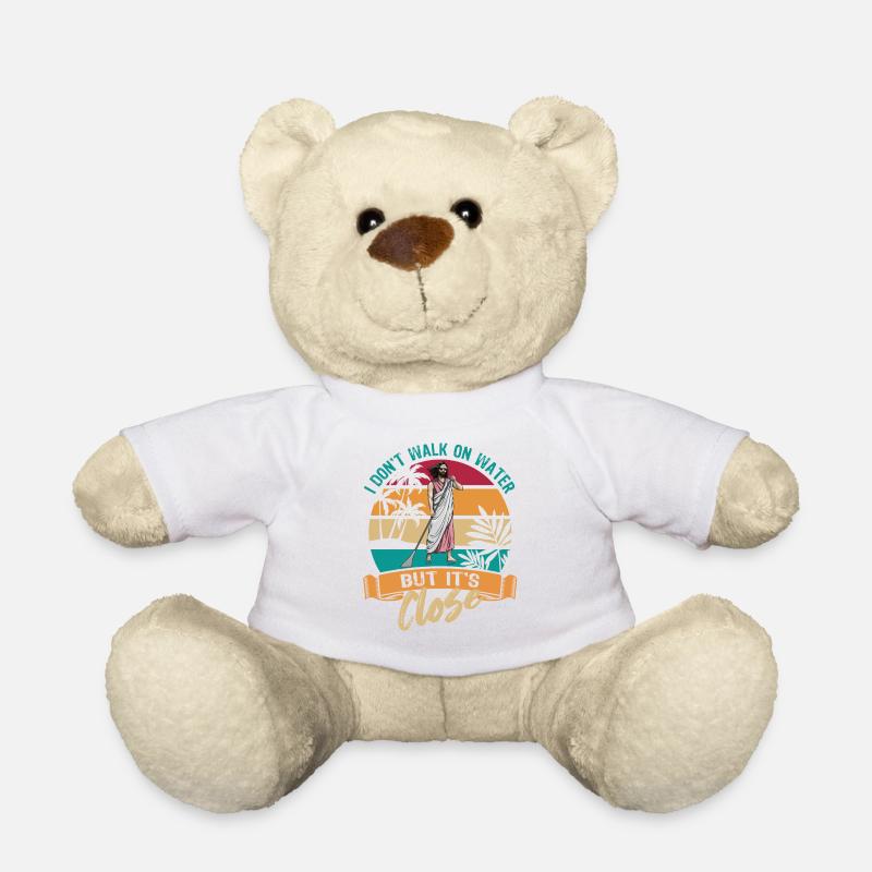 I don t walk on water but it s close - Jesus - SUP - Teddy - Weiß