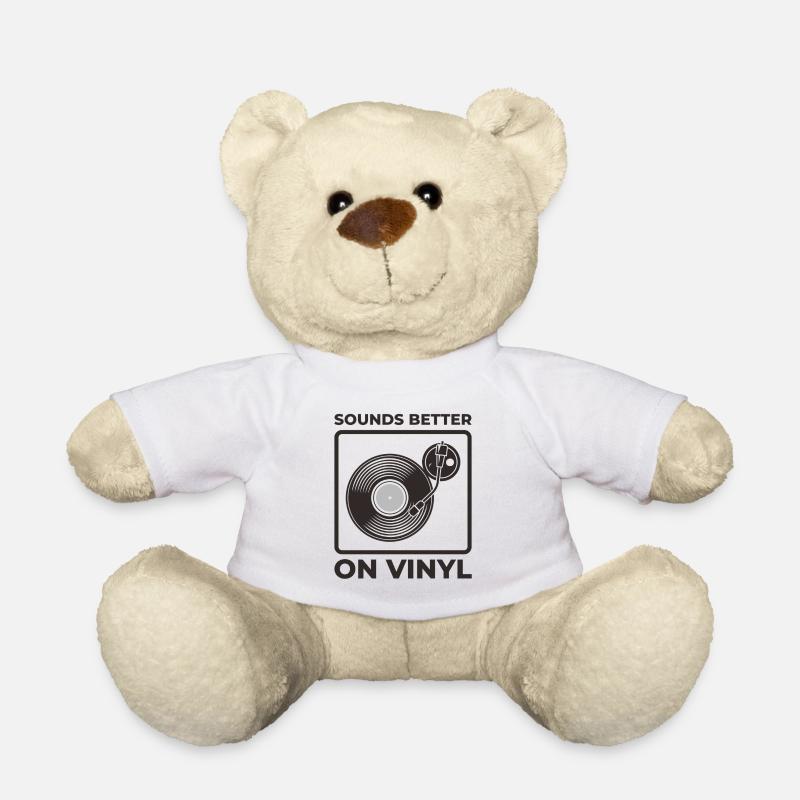 Sounds better on Vinyl - Teddy - Weiß