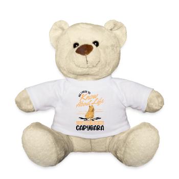 Capybara Wasserschwein Capibara - Nounours - blanc - Devant