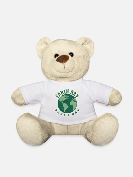 Jour de la Terre Everyday Retro Environment - Nounours - blanc