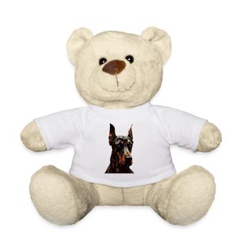 Dobermann Dobermänner Hund Hunde Welpe Dobermann - Teddy - Weiß - Vorne
