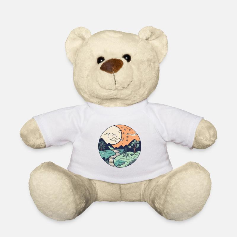 wundervolle Natur - Teddy - Weiß