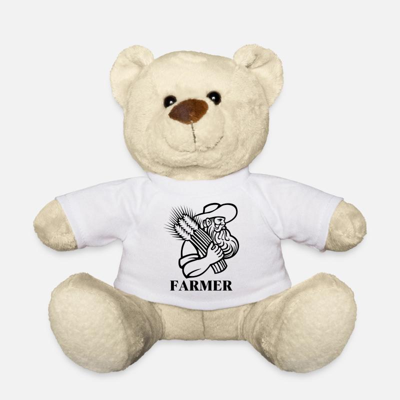 agriculteur, farmer, fermier - Nounours - blanc