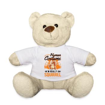 Écureuil Costume Humain Halloween - Nounours - blanc - Devant