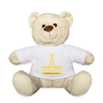 Ham Radio Operator Cute Amateur Administrator - Teddy - Weiß - Vorne