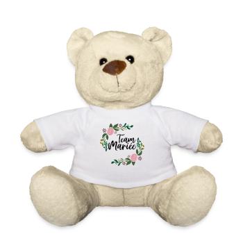 team de la mariée evjf enterrement vie jeune fille - Nounours - blanc - Devant
