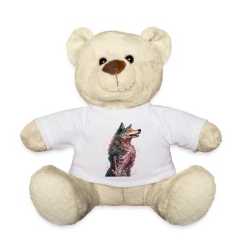 wolf zombie skelett wolf - Teddy - Weiß - Vorne