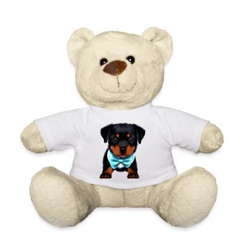 Chiot Rottweiler Chien Rottweiler Puppy Dogs - Nounours - blanc - Devant