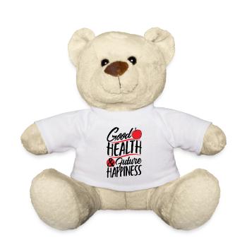 Good health and future happiness - Teddy - Weiß - Vorne