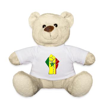 Senegal Flag Senegalese Country Pride Native - Teddy Bear - white - Front