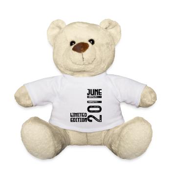 Cadeau juin 2011 anniversaire Juin 2011. juin 2011 - Nounours - blanc - Devant