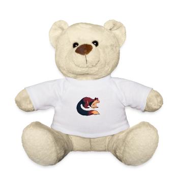 Dessin d’un écureuil géant royal - Nounours - blanc - Devant