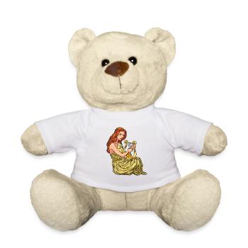 Greek poet Sappho - Teddy Bear - white - Front